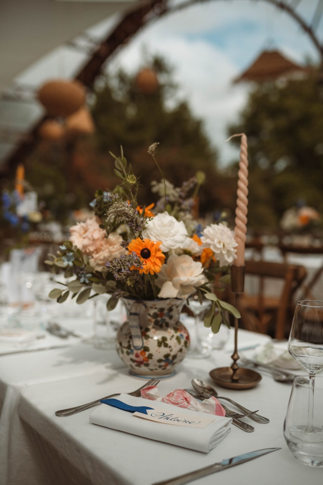 Mariage à La Vallée de la Roche, mariage à l'italienne