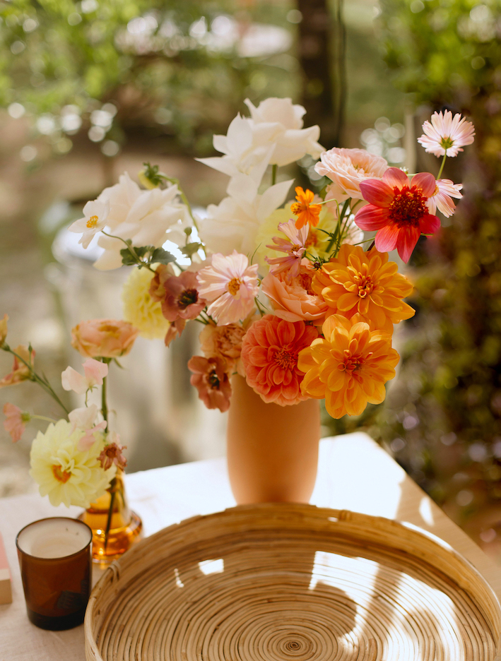 Fleurs cocktail mariage La Belle Folie