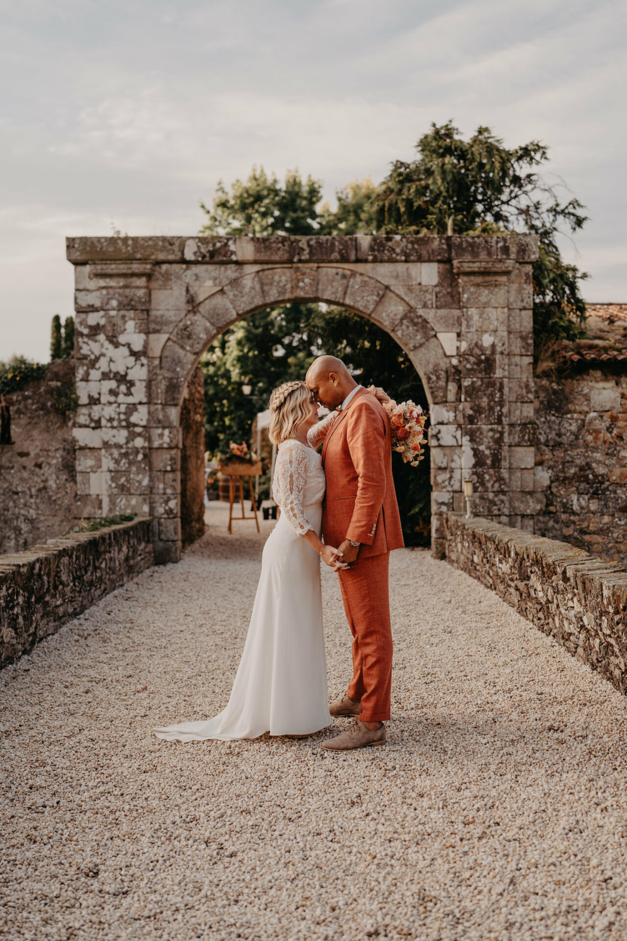 Décoration florale de mariage dans le vignoble nantais