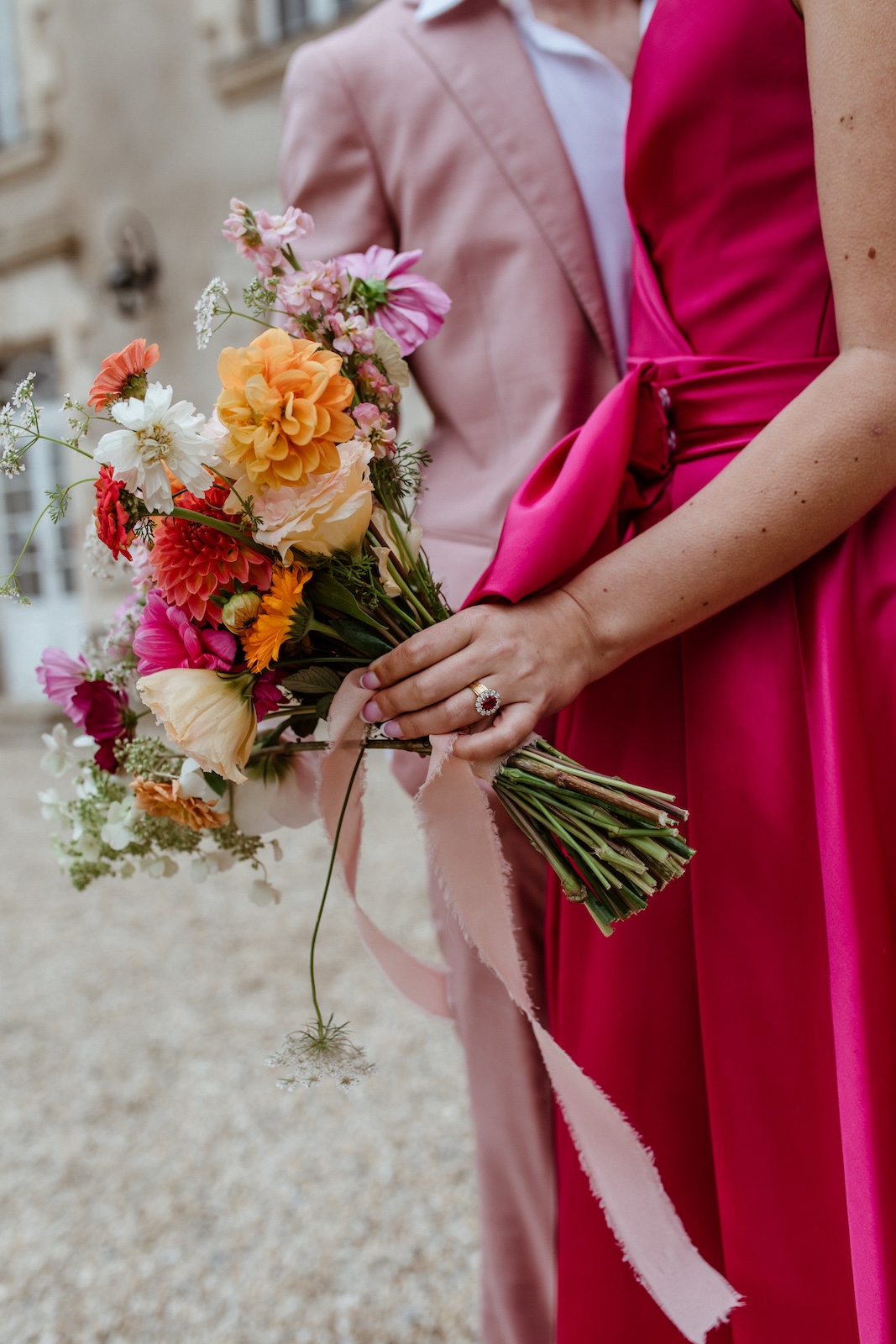 pink paradise fleuriste mariage chateau de cop choux